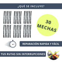 IBRIQO® 30 Mechas de Recambio 1,5x50mm MTB y ROAD