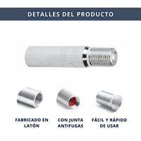 IBRIQO® Adaptador Prolongador para Válvula de Patinete Eléctrico
