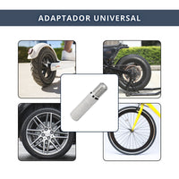 IBRIQO® Adaptador Prolongador para Válvula de Patinete Eléctrico
