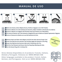 IBRIQO® Pack 50 Mechas de Recambio 6x100mm para Kits Reparación Pinchazos