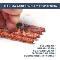 IBRIQO® Pack 50 Mechas de Recambio 6x100mm para Kits Reparación Pinchazos