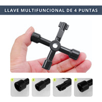 IBRIQO® Llave Universal Multifuncional de 4 Puntas