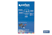 Cofan – Arrancador Portátil de Baterías 600 A | Linterna LED 330 Lúmenes | Power Bank USB | Gasolina hasta 5000 cc y Diésel hasta 3000 cc