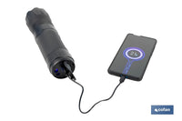 Cofan – Arrancador Portátil de Baterías 600 A | Linterna LED 330 Lúmenes | Power Bank USB | Gasolina hasta 5000 cc y Diésel hasta 3000 cc