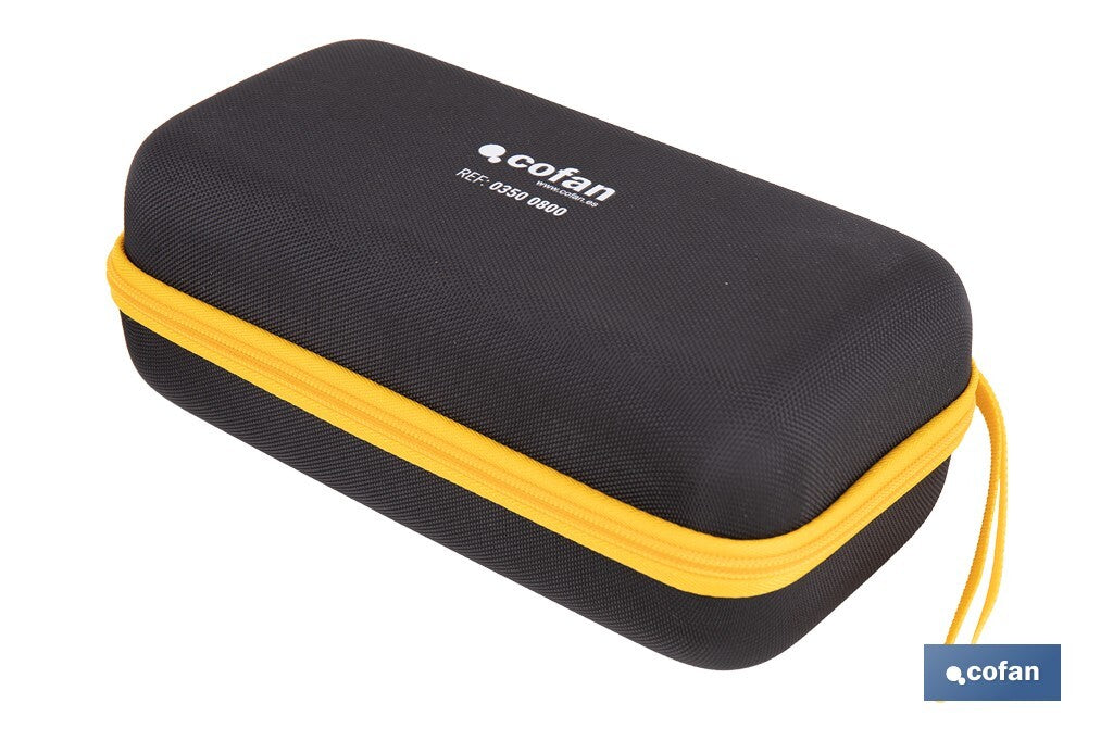 Cofan – Arrancador Portátil de Baterías 600 A | Linterna LED 330 Lúmenes | Power Bank USB | Gasolina hasta 5000 cc y Diésel hasta 3000 cc