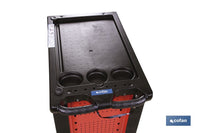 Cofan – Carro Herramientas 7 Cajones Mod. Security | Sistema Antivuelco y Cerradura | Ruedas con Freno | Acero Epoxi