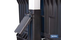 Cofan – Set Modular 3 Cajas de Herramientas con Ruedas y Asa Telescópica | Heavy Duty | 53 x 35,5 x 82,5 cm