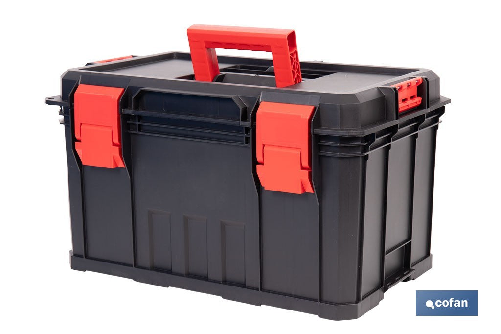 Cofan – Caja de Herramientas Modular con Separadores Removibles | 50 kg | Compatible Set Modular