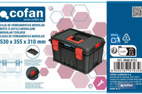 Cofan – Caja de Herramientas Modular con Separadores Removibles | 50 kg | Compatible Set Modular