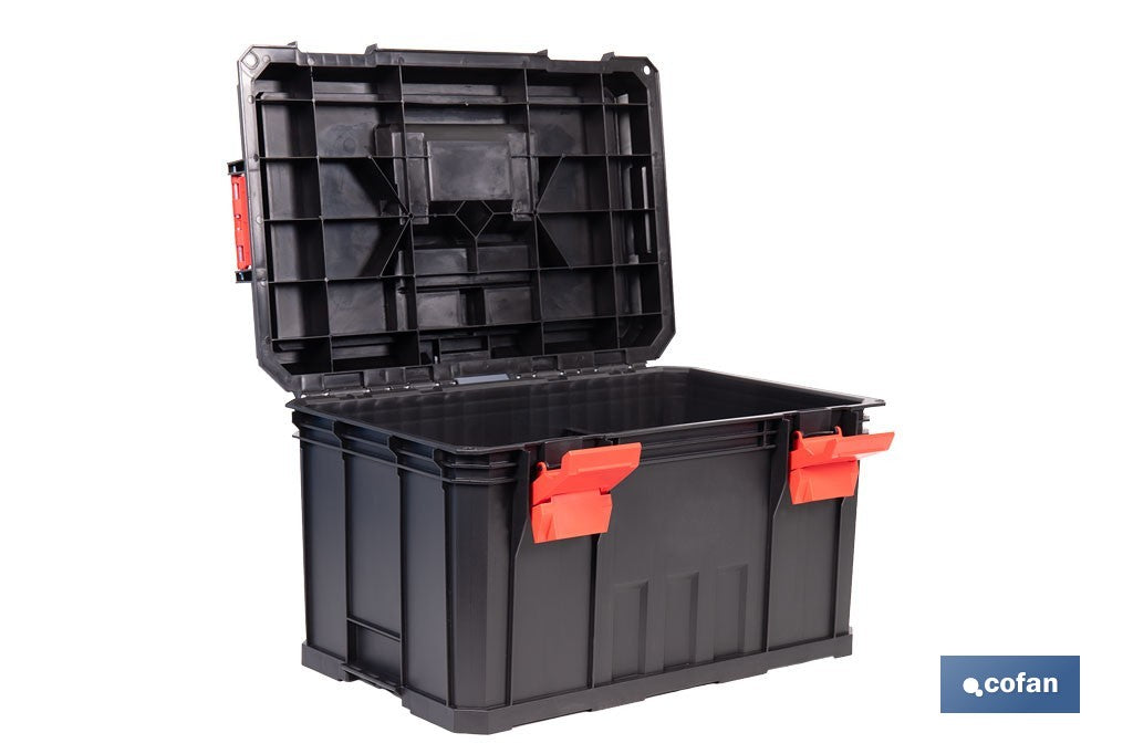 Cofan – Caja de Herramientas Modular con Separadores Removibles | 50 kg | Compatible Set Modular