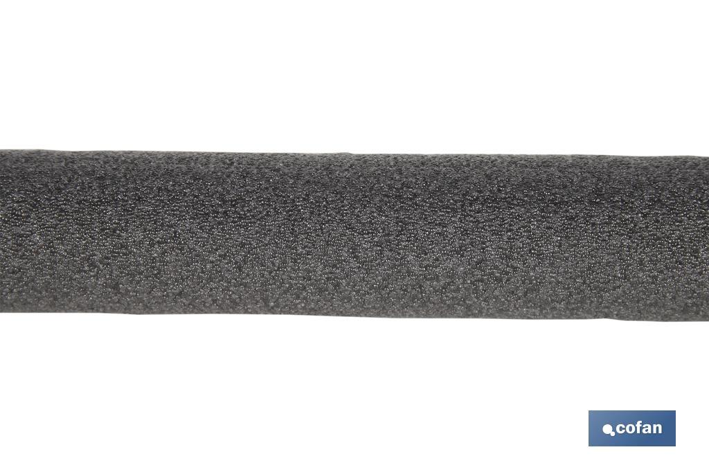 Cofan – Coquilla Aislante para Tuberías | Polietileno Expandido Gris | Diferentes Diámetros | Pack 15 uds. o Unitarias