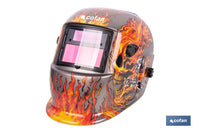 Cofan – Casco de Soldadura Automático Fire Skull Solar DIN 9-13 | Para ARC, MIG, MAG y TIG