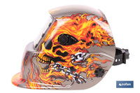 Cofan – Casco de Soldadura Automático Fire Skull Solar DIN 9-13 | Para ARC, MIG, MAG y TIG