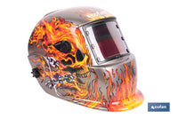 Cofan – Casco de Soldadura Automático Fire Skull Solar DIN 9-13 | Para ARC, MIG, MAG y TIG