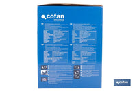 Cofan – Casco de Soldadura Automático Red Surfing Solar DIN 9-13 | 4 Sensores y Visor Amplio