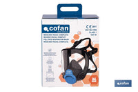Cofan – Máscara Completa Clase 1 para Doble Filtro Lateral | Visor Alta Protección EN 136 y EN 166