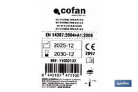Cofan – Set de 2 Filtros A1P3 para Máscara Completa | Protección Gases, Vapores y Partículas P3