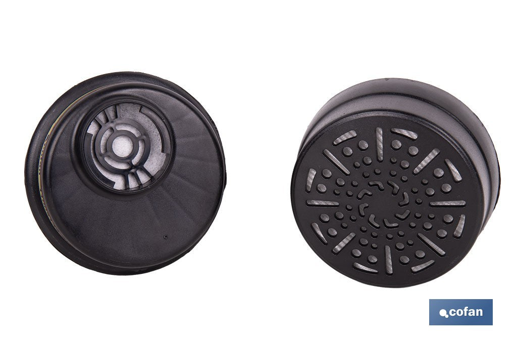 Cofan – Set de 2 Filtros ABEK1P3 para Máscara Completa | Protección Avanzada Gases, Vapores y Partículas