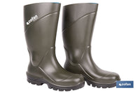 Cofan – Botas de Agua PU y Elastopan Verdes | Resistentes hasta -50 °C | Suela Antideslizante OB SR | Tallas 36–49
