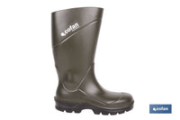 Cofan – Botas de Agua PU y Elastopan Verdes | Resistentes hasta -50 °C | Suela Antideslizante OB SR | Tallas 36–49