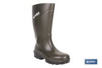 Cofan – Botas de Agua PU y Elastopan Verdes | Resistentes hasta -50 °C | Suela Antideslizante OB SR | Tallas 36–49