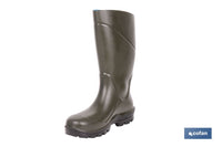 Cofan – Botas de Agua PU y Elastopan Verdes | Resistentes hasta -50 °C | Suela Antideslizante OB SR | Tallas 36–49