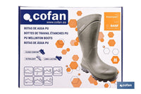 Cofan – Botas de Agua PU y Elastopan Verdes | Resistentes hasta -50 °C | Suela Antideslizante OB SR | Tallas 36–49