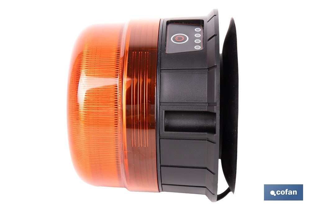 Cofan – Luz Emergencia Rotativa 360° | Recargable USB-C | Base Magnética | LED Ámbar | ECE R65 IP66