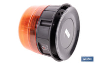 Cofan – Luz Emergencia Rotativa 360° | Recargable USB-C | Base Magnética | LED Ámbar | ECE R65 IP66