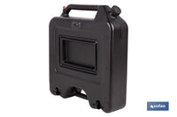 Cofan – Recogedor de Aceite Usado 14 L | HDPE Alta Resistencia | Tapa con Filtro | Bidón Antiderrames