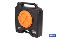 Cofan – Recogedor de Aceite Usado 14 L | HDPE Alta Resistencia | Tapa con Filtro | Bidón Antiderrames