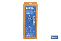 Cofan – Bomba de Engrase Dual Tipo Pistola y Palanca | Hasta 7000 PSI | Compatible con Cartucho 400 g o Grasa a Granel | Uso Profesional