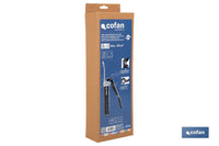 Cofan – Bomba de Engrase Profesional de Doble Pistón | Alta Presión 6000 PSI | Capacidad 400 g | Uso Intensivo y Volumen Elevado