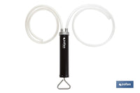 Cofan – Bomba de Transferencia Manual de Acción Dual | 500 ml por Ciclo | Cuerpo Metálico Reforzado | Ideal para Combustibles y Líquidos Técnicos