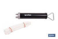 Cofan – Bomba de Transferencia Manual de Acción Dual | 500 ml por Ciclo | Cuerpo Metálico Reforzado | Ideal para Combustibles y Líquidos Técnicos