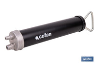 Cofan – Bomba de Transferencia Manual de Acción Dual | 500 ml por Ciclo | Cuerpo Metálico Reforzado | Ideal para Combustibles y Líquidos Técnicos