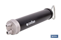 Cofan – Bomba de Transferencia Manual de Acción Dual | 500 ml por Ciclo | Cuerpo Metálico Reforzado | Ideal para Combustibles y Líquidos Técnicos