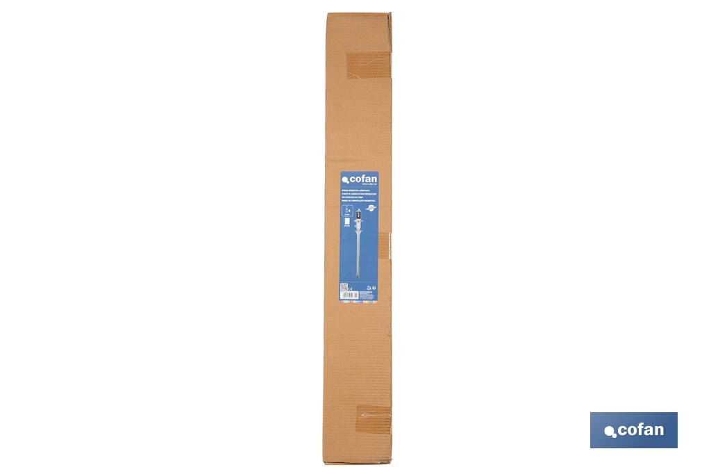 Cofan – Bomba Neumática Lubricante 3:1 | Caudal 14 LPM | Hasta 10 Bares | Para Bidones de 60 o 205 Litros | Uso Industrial Continuo