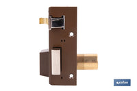 Cofan – Cerradura de Sobreponer de Derecha | Modelo 56A | Cilindro Ø25 mm | Incluye 3 Llaves | 60 y 70 mm