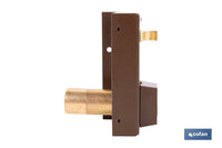 Cofan – Cerradura de Sobreponer de Derecha | Modelo 56A | Cilindro Ø25 mm | Incluye 3 Llaves | 60 y 70 mm