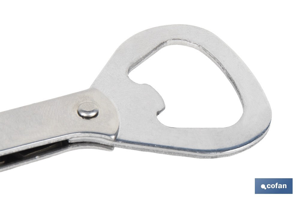 Cofan – Sacacorchos con Abridor | Acero Inoxidable | Uso Profesional | Diseño Compacto 14 cm