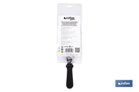 Cofan – Espátula Acodada de Acero Inoxidable | Ideal para Barbacoas, Parrillas y Planchas