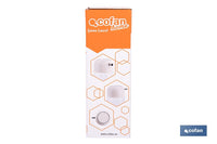 Cofan – Set de Aceitera y Vinagrera con Soporte | Vidrio Borosilicato | Tapas Beige | 300 ml | Dosificador Antigoteo | Juego de 2 Piezas