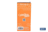 Cofan – Set de Salero y Pimentero con Soporte | Vidrio Borosilicato | Tapas Beige | 120 ml | Juego de 2 Piezas | Dosificación Controlada