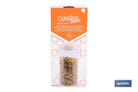 Cofan – Bote de Vidrio Borosilicato con Tapa Beige | 1,3 L | Cierre Hermético a Presión | Conservación de Alimentos