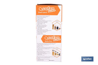 Cofan – Bote de Vidrio Borosilicato con Tapa Beige | 1,3 L | Cierre Hermético a Presión | Conservación de Alimentos