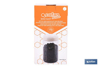 Cofan – Bote de Vidrio Borosilicato con Tapa Beige | 1 L | Cierre Hermético a Presión | Conservación de Alimentos