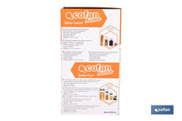 Cofan – Bote de Vidrio Borosilicato con Tapa Beige | 1 L | Cierre Hermético a Presión | Conservación de Alimentos