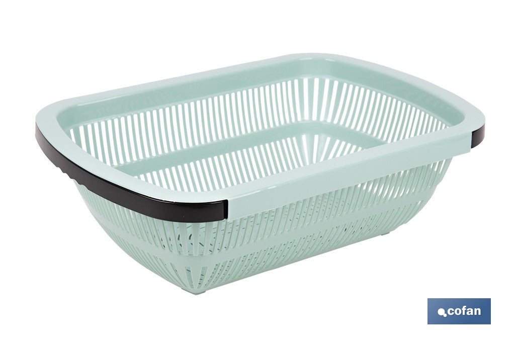 Cofan - Escurridor rectangular extensible para fregadero | Lava y escurre alimentos