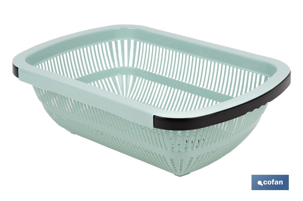 Cofan - Escurridor rectangular extensible para fregadero | Lava y escurre alimentos